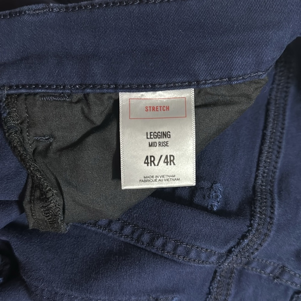 Express Navy Mid Rise Legging - Picture 6 of 6